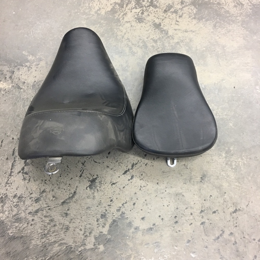 Harley Davidson motorcycle seat